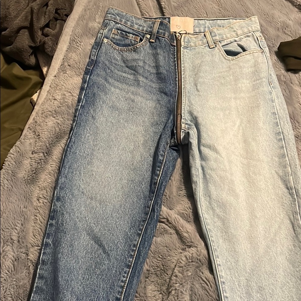 REVICE color block jeans